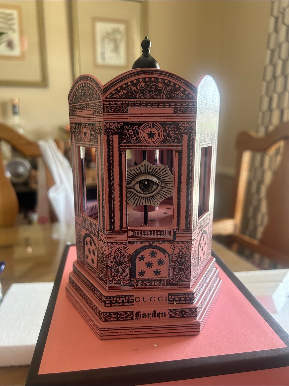 Gucci Pink and Black Eye Motif Decorative Box - Picture 3 of 3